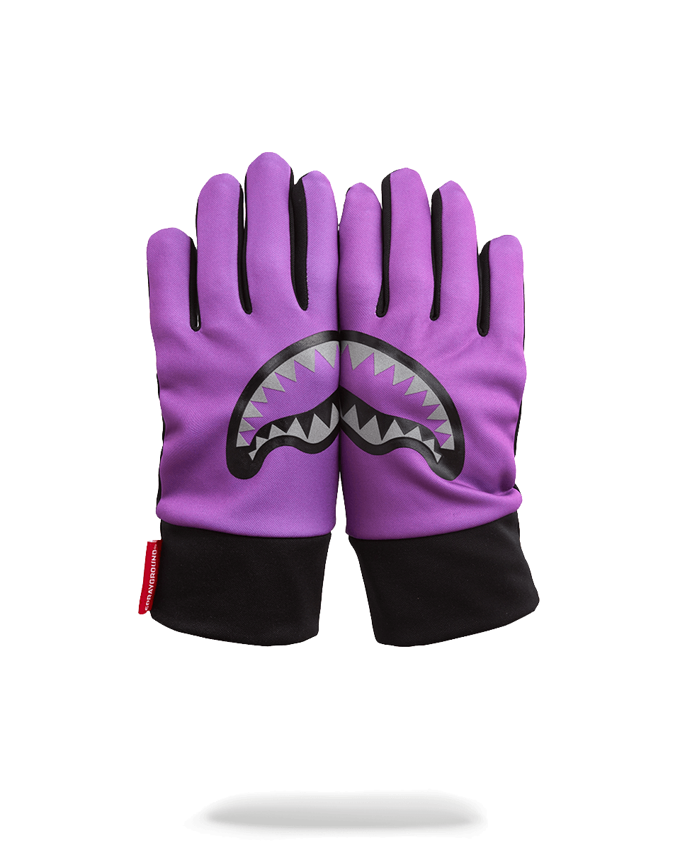 SPRAYGROUND® GLOVES PURPLE 3M SHARK MOUTH GLOVES