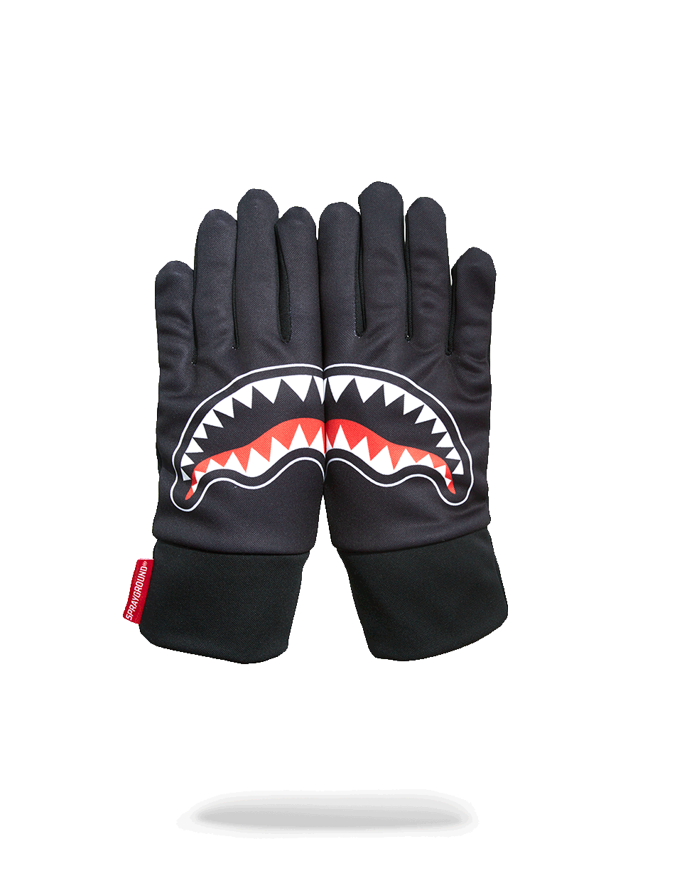 SPRAYGROUND® GLOVES BLACK SHARK MOUTH GLOVES