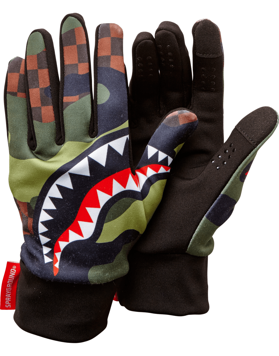 SPRAYGROUND® GLOVES CHECKER CAMO GLOVES