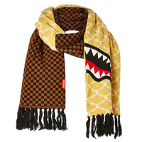 SPRAYGROUND® SKI MASK SPLIT CHECKERED SHARK SCARF