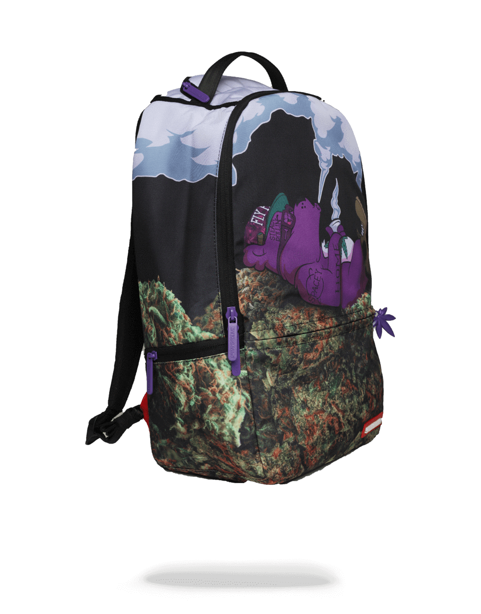 SPRAYGROUND® BACKPACK PURPLE HAZE GANJA BEAR