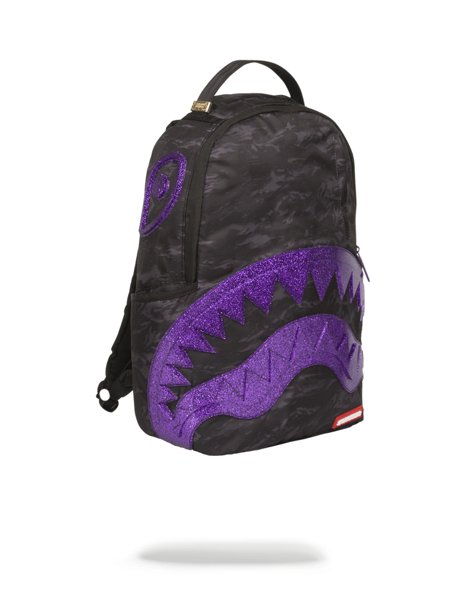 Sprayground purple shark hotsell