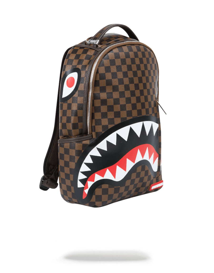 SPRAYGROUND® BACKPACK SLEEK SHARKS IN PARIS (BROWN)