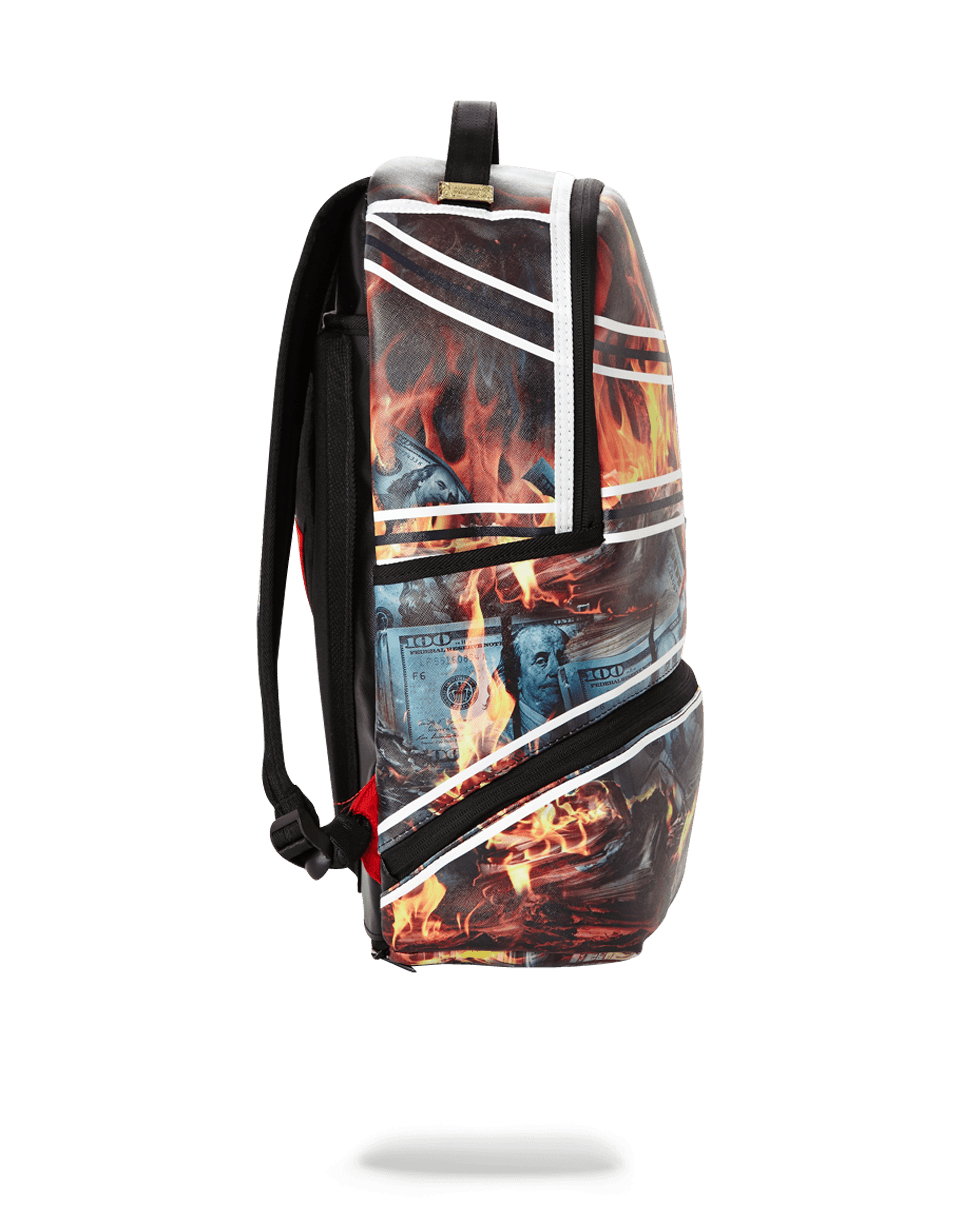 SPRAYGROUND® BACKPACK SPALDING X SPRAYGROUND FIRE MONEY BACKPACK