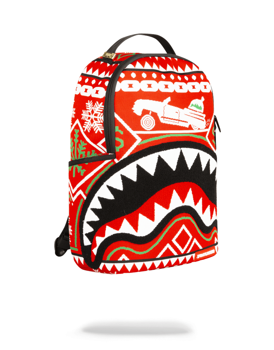SPRAYGROUND® BACKPACK UGLY SWEATER SHARK