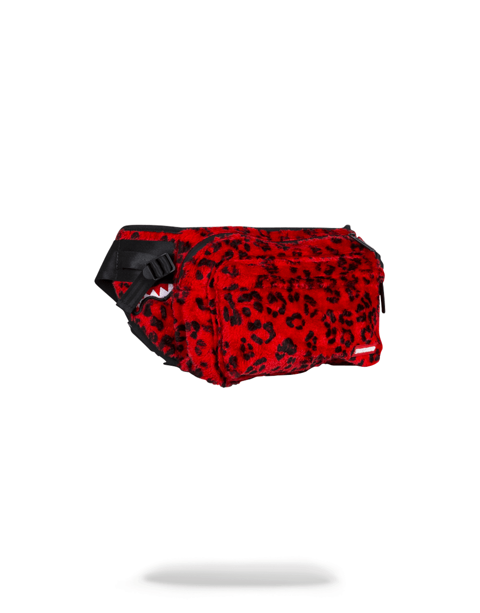 SPRAYGROUND® CROSS BODY RED LEOPARD CROSSBODY TRANSPORTER