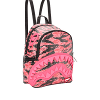 SPRAYGROUND® WOMENS BACKPACK PINK TIGER CAMO SHARKMOUTH SAVAGE BACKPACK