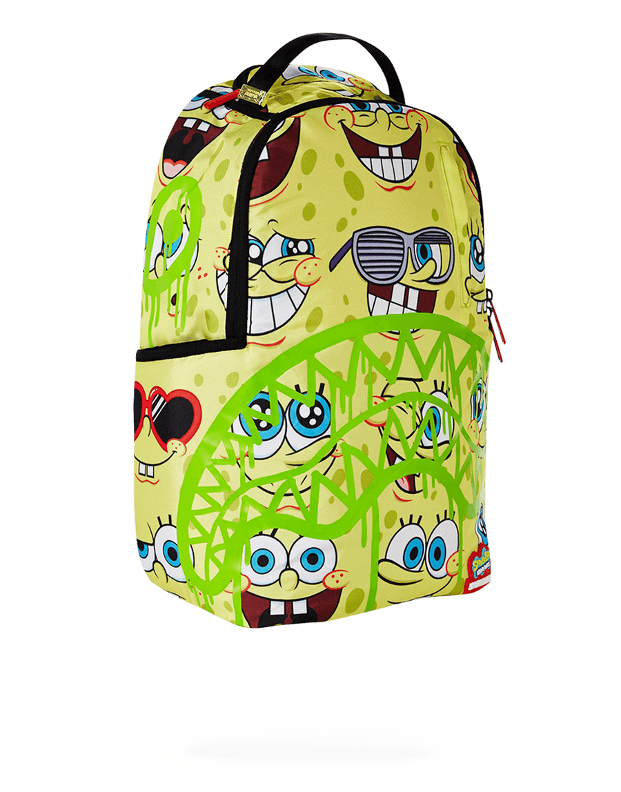 SPRAYGROUND® BACKPACK SPONGEBOB SPRAYPAINT FACE PATTERN