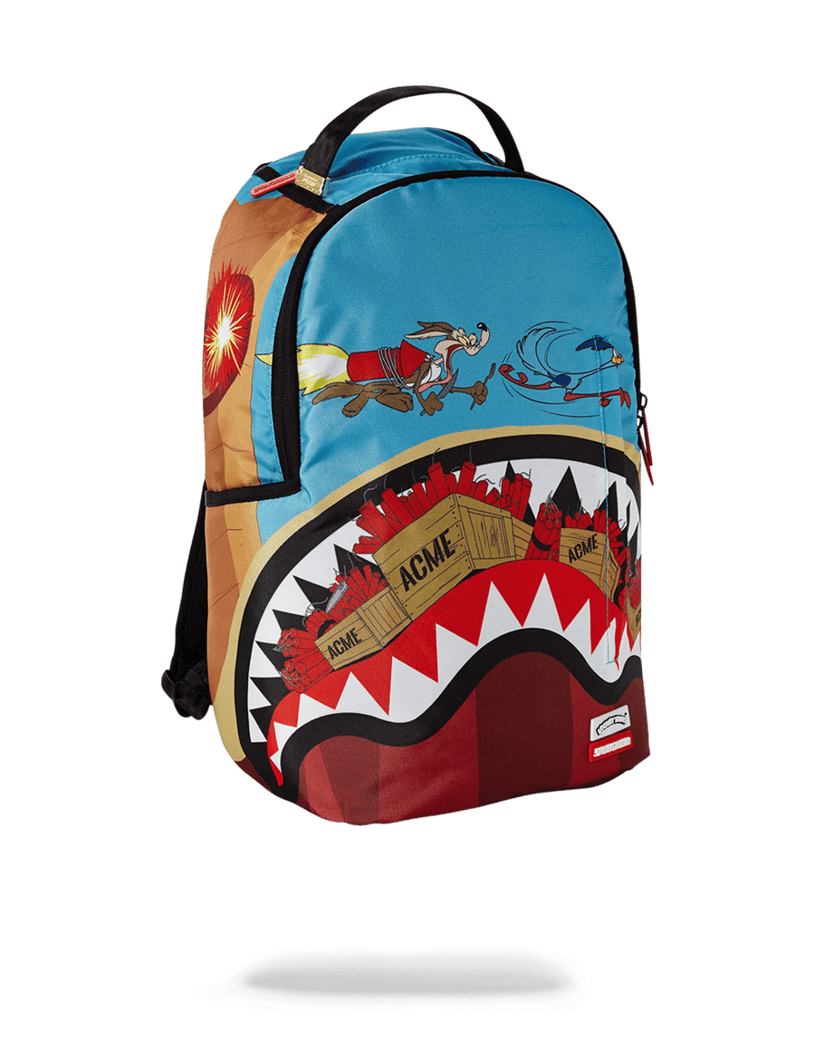 SPRAYGROUND® BACKPACK COYOTE VS ROADRUNNER SHARK