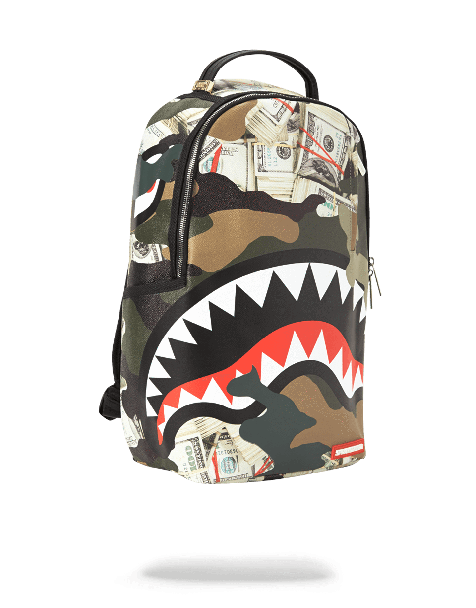 SPRAYGROUND® BACKPACK CAMO MONEY SHARK