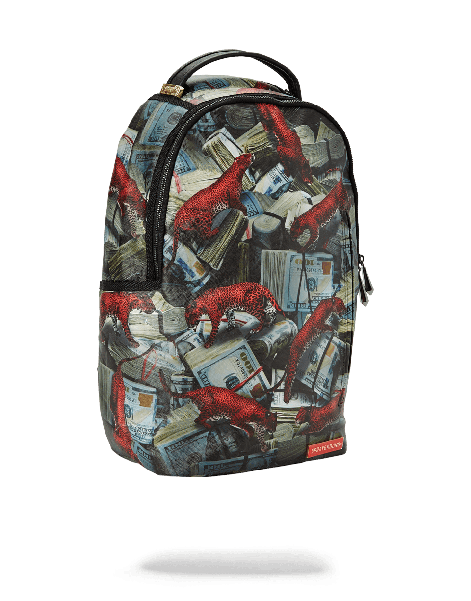 SPRAYGROUND® BACKPACK RED LEOPARD MONEY