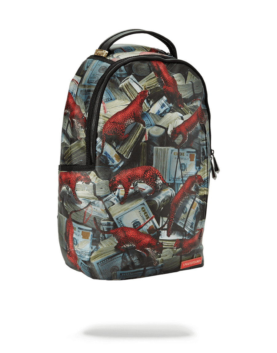 SPRAYGROUND® BACKPACK RED LEOPARD MONEY