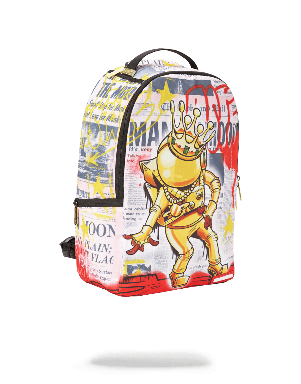 SPRAYGROUND® BACKPACK GOLD ASTRONAUT 1969 MOON WALK