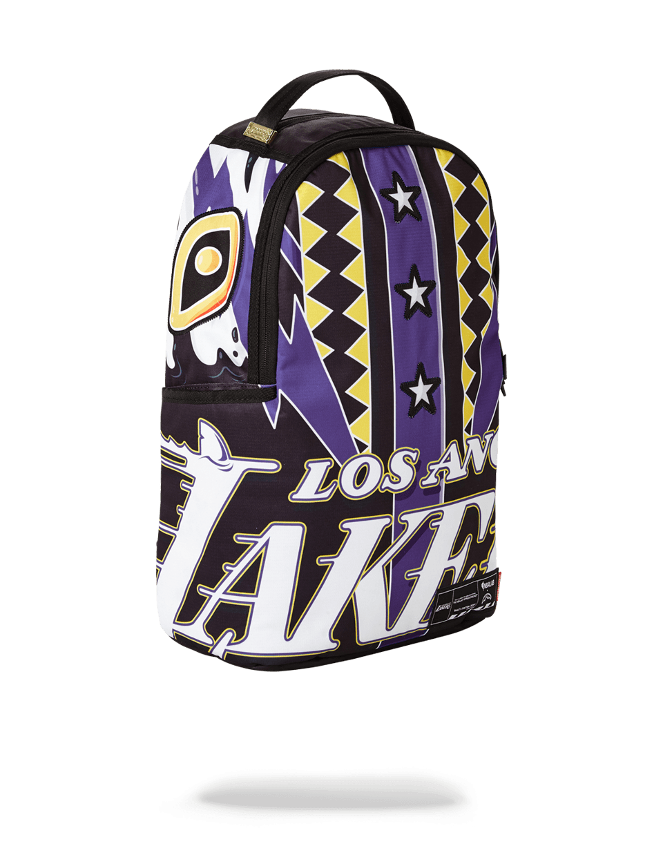 SPRAYGROUND® BACKPACK NBA LAB LA LAKERS VERTICAL SHARKMOUTH