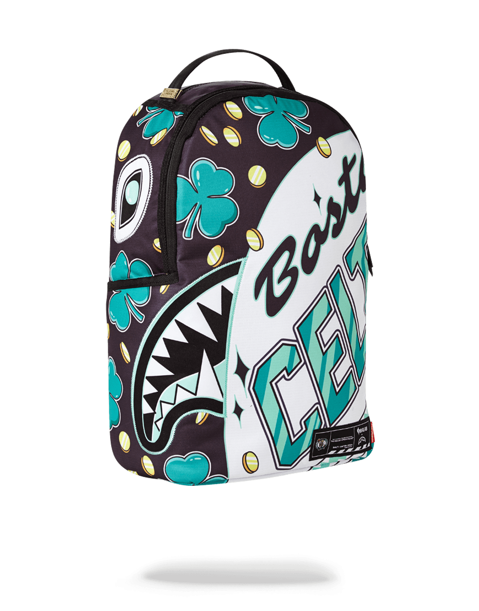 SPRAYGROUND® BACKPACK NBA LAB BOSTON CELTICS LUCKY COIN SHARK