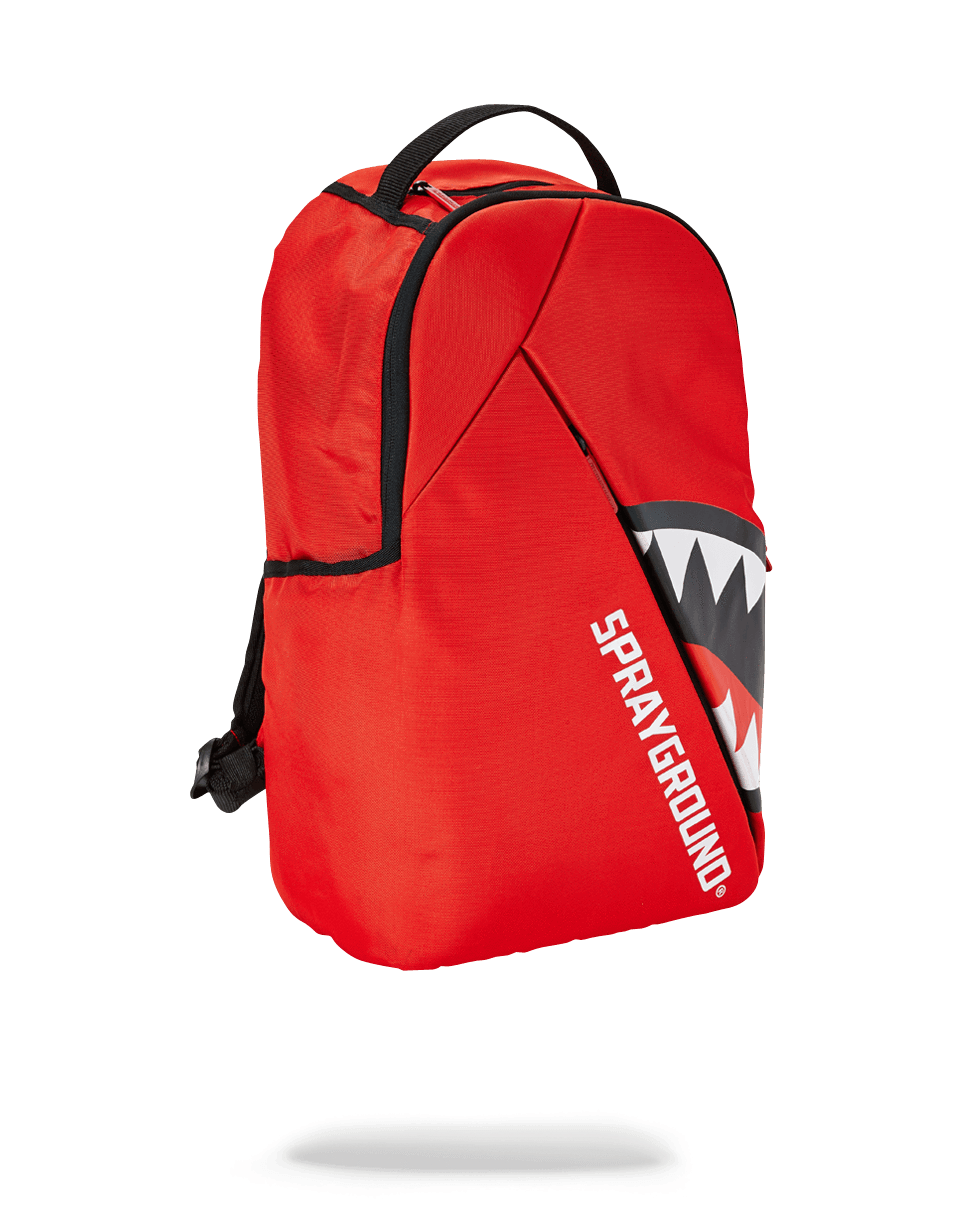 SPRAYGROUND® BACKPACK ANGLED SHARK (RED)
