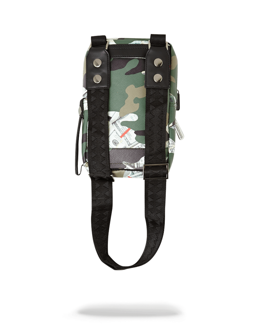 SPRAYGROUND® SLING CAMO MONEY SHARK SLING