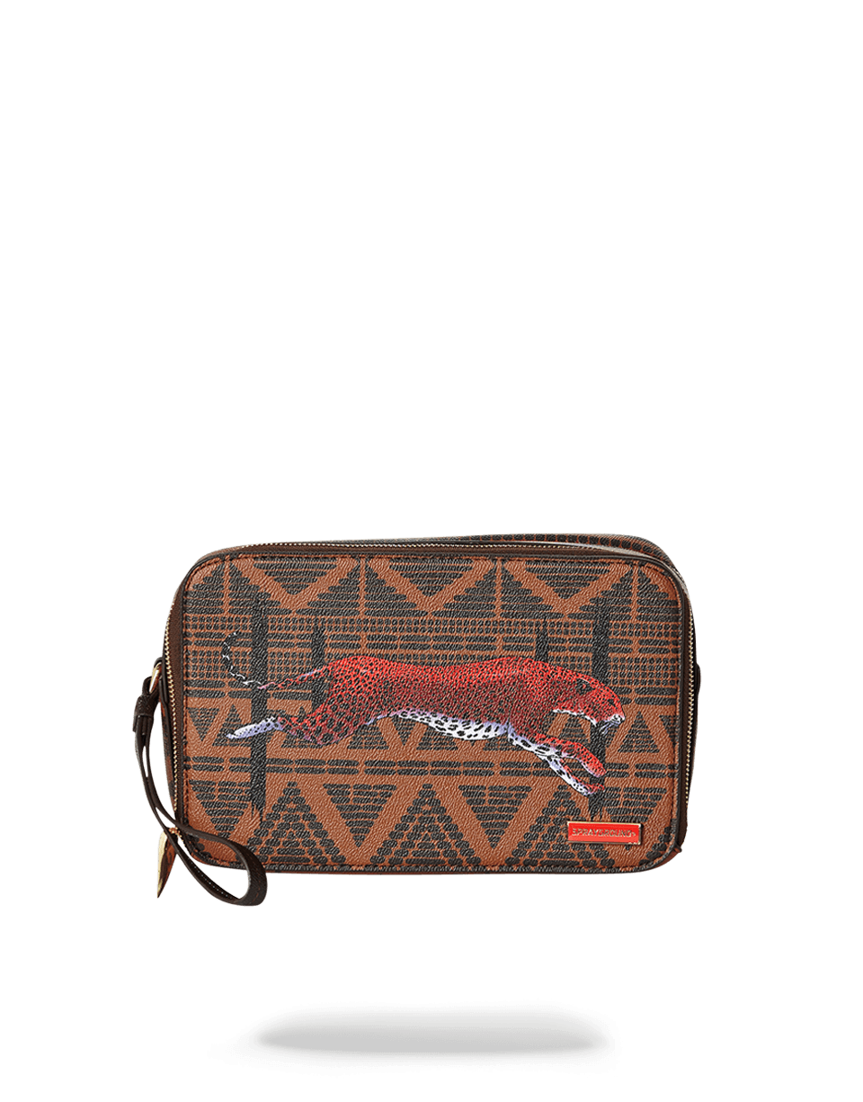 SPRAYGROUND® TOILETRY LEOPARDS IN PARIS TOILETRY AKA MONEY BAG