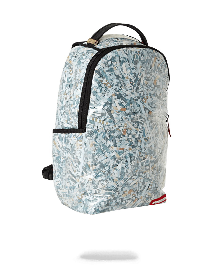 SPRAYGROUND® BACKPACK COUNTERFEIT (VINYL SHREDDED MONEY)