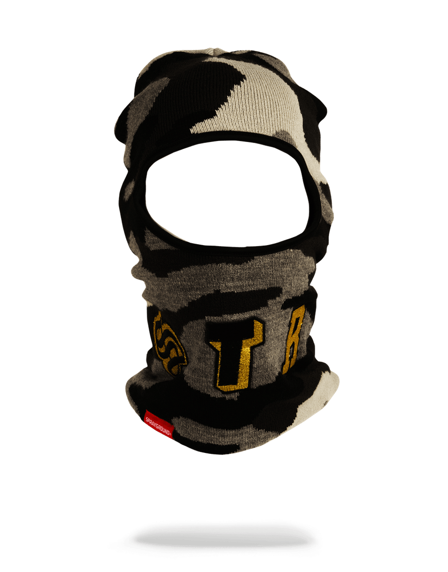 SPRAYGROUND® SKI MASK DESTROY SKI MASK (GOLD CAMO)