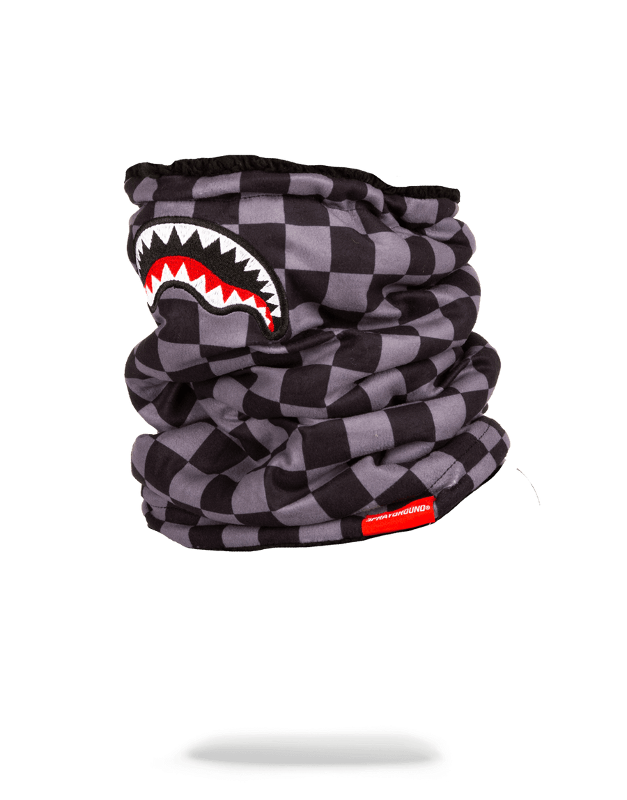 SPRAYGROUND® SKI MASK CHECKERED SHARK NECK WARMER