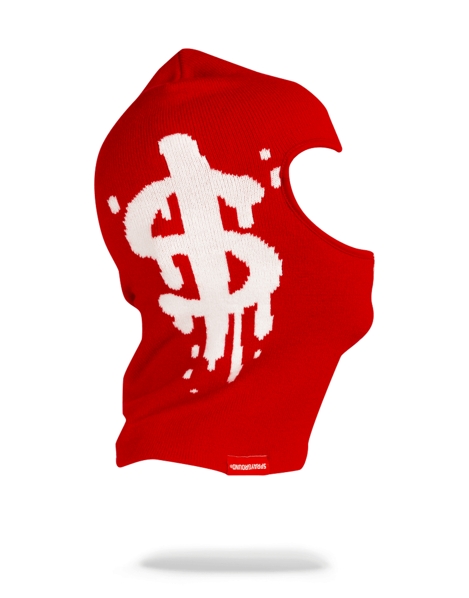 SPRAYGROUND® SKI MASK MONEY DRIP SKI MASK (RED)