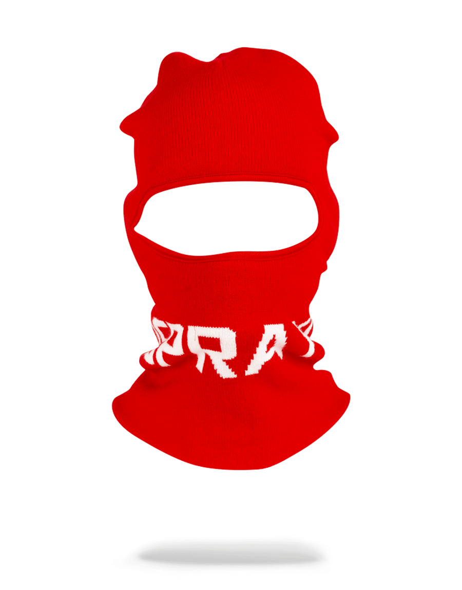 SPRAYGROUND® SKI MASK RED SPRAYGROUND LOGO SKI MASK