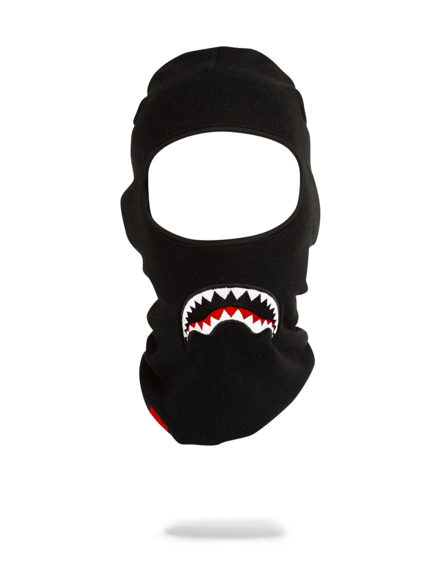 SPRAYGROUND® SKI MASK SHARK SKI MASK (BLACK)