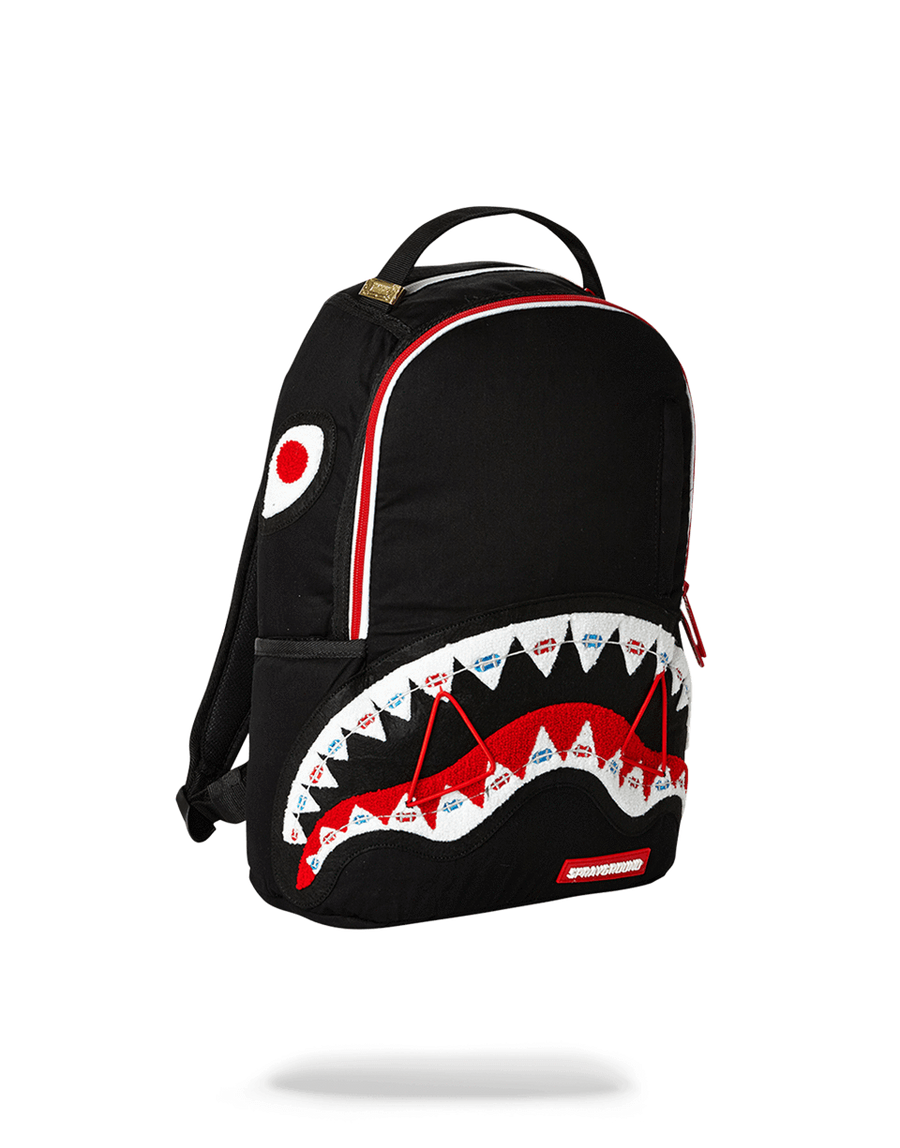 SPRAYGROUND® MINI BRACES SHARK (BLACK)