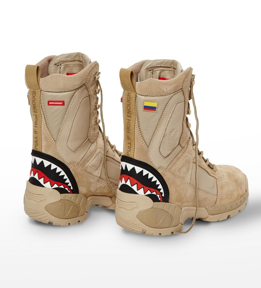 SPRAYGROUND® FOOTWEAR FUERZA COBRA COMBAT BOOTS