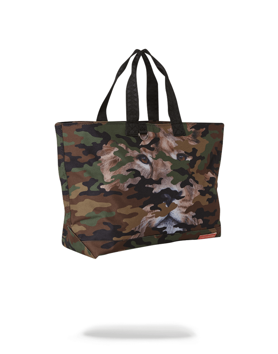 SPRAYGROUND® TOTE LION CAMO TOTE BAG