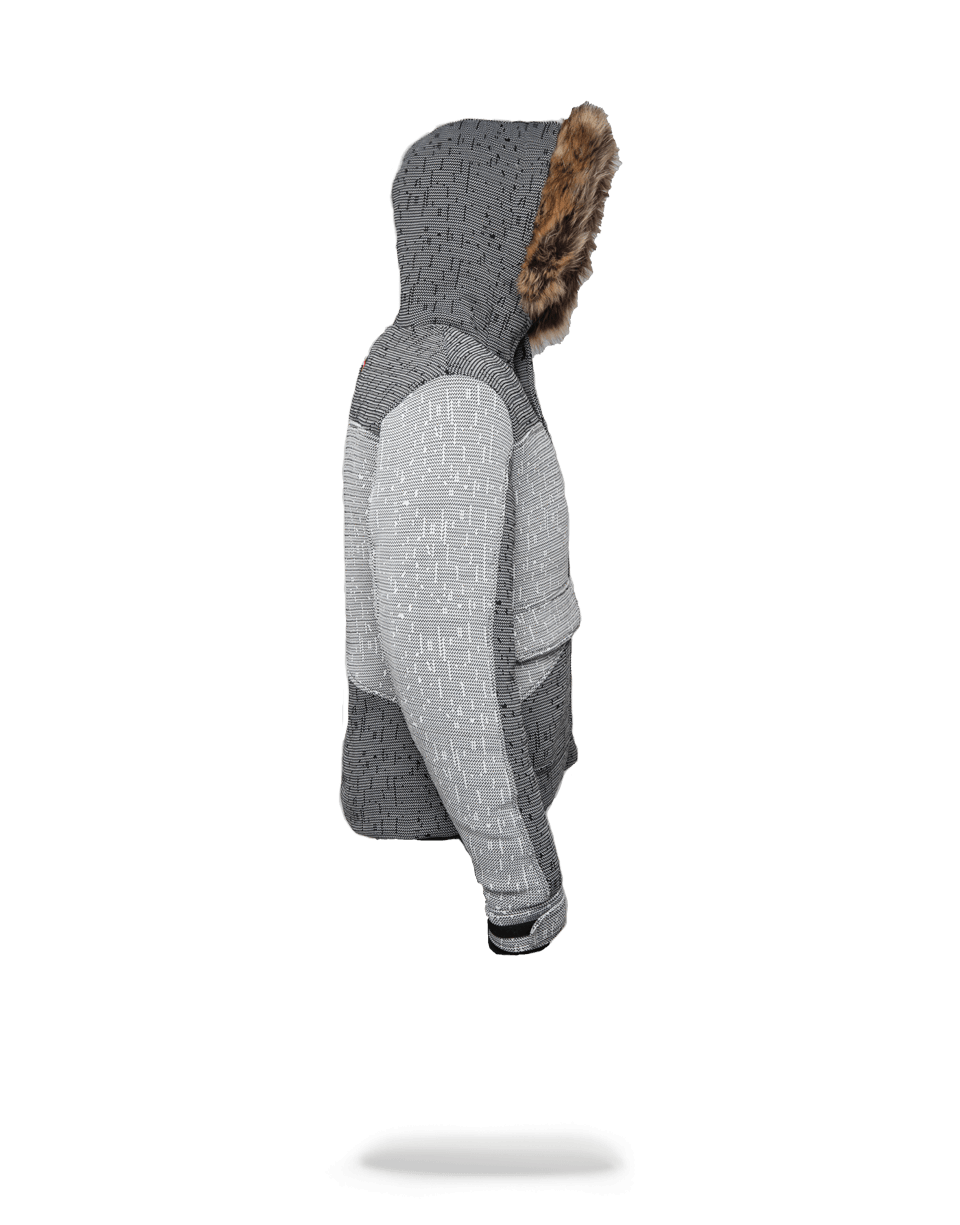 SPRAYGROUND® OUTERWEAR JAPAN STRIPE KNIT CHOPPER JACKET