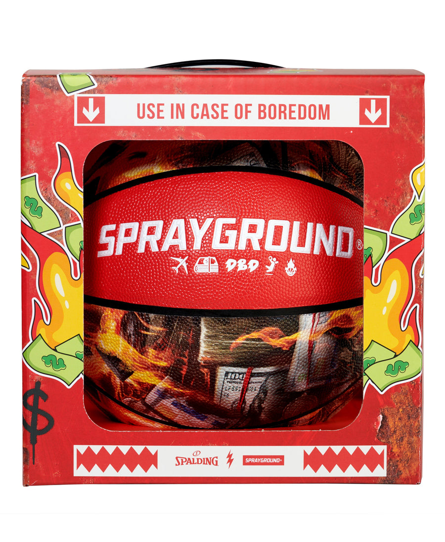SPRAYGROUND® BASKETBALL SPALDING X SPRAYGROUND FIRE BASKETBALL