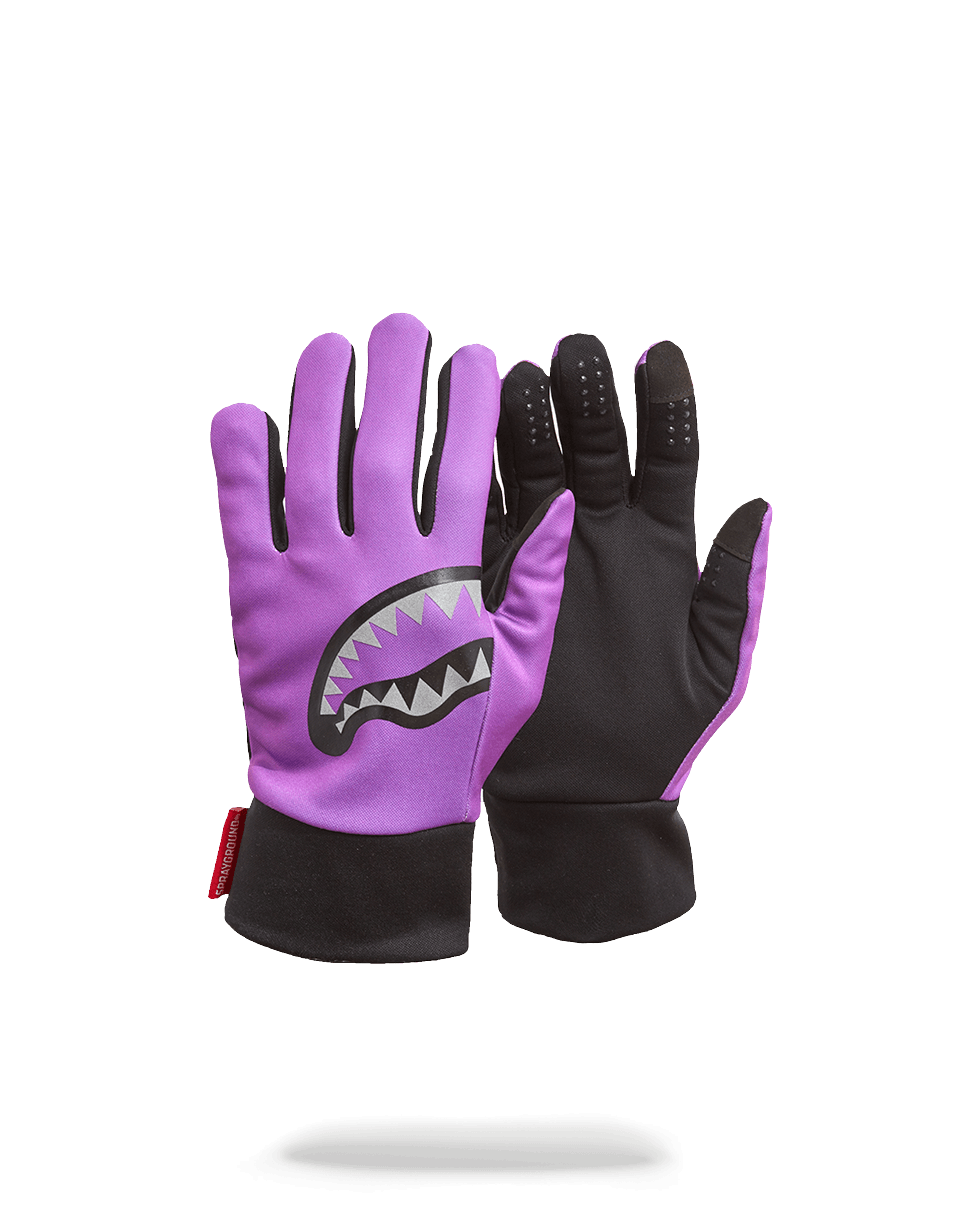 SPRAYGROUND® GLOVES PURPLE 3M SHARK MOUTH GLOVES