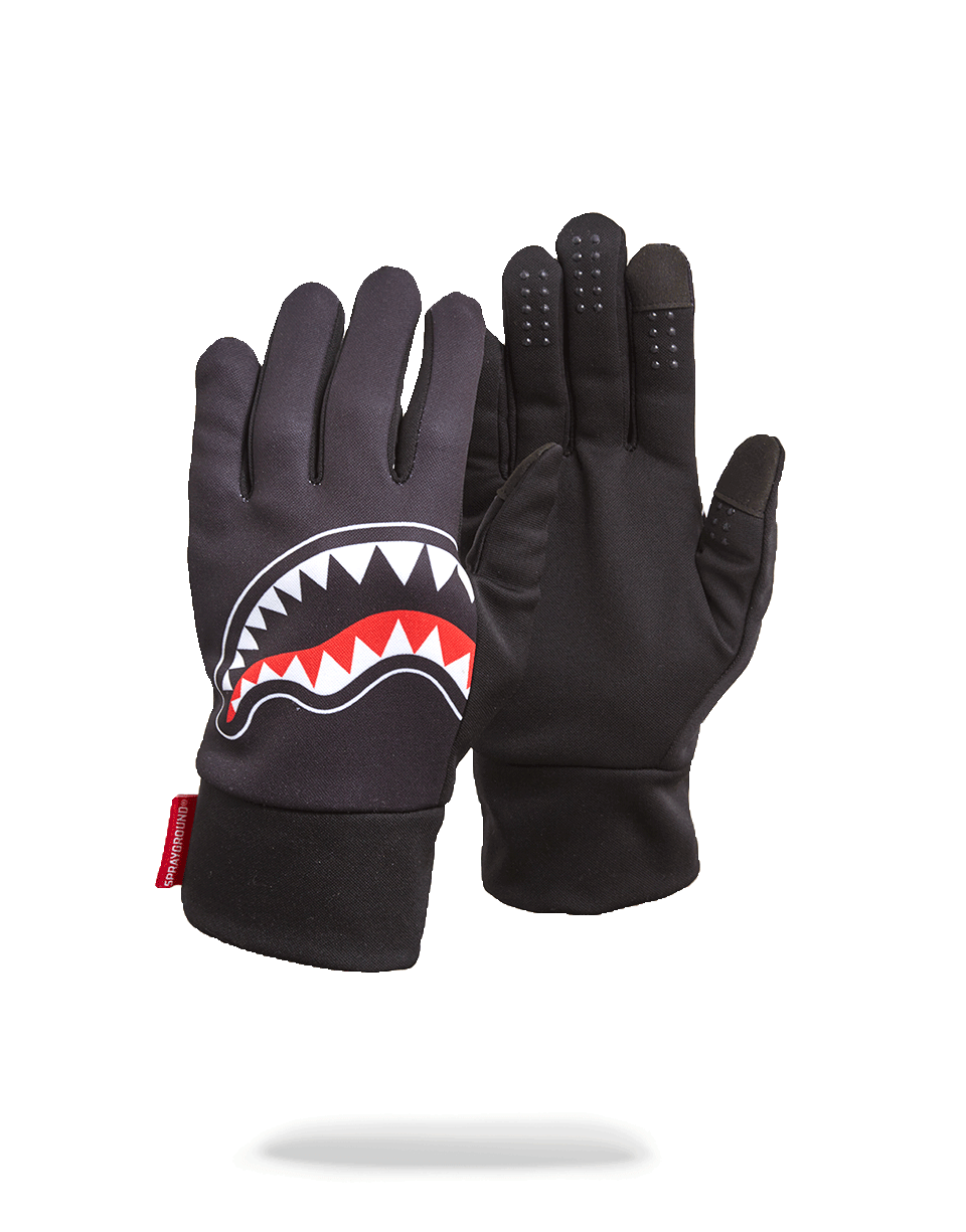 SPRAYGROUND® GLOVES BLACK SHARK MOUTH GLOVES