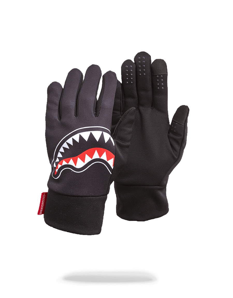 SPRAYGROUND® GLOVES BLACK SHARK MOUTH GLOVES