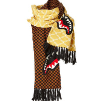 SPRAYGROUND® SKI MASK SPLIT CHECKERED SHARK SCARF