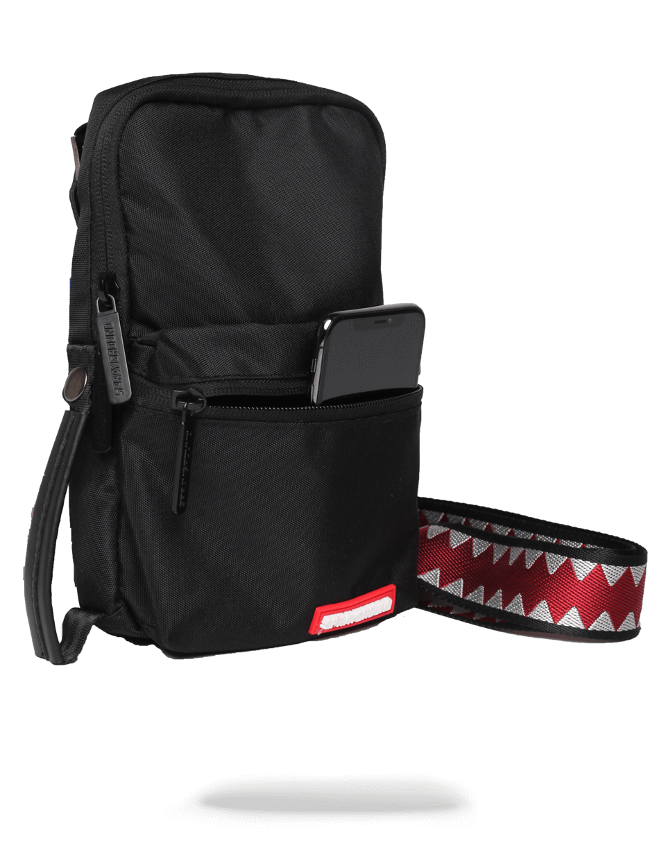 SPRAYGROUND® MINI SLING SOLID BLACK SHARK MINI SLING