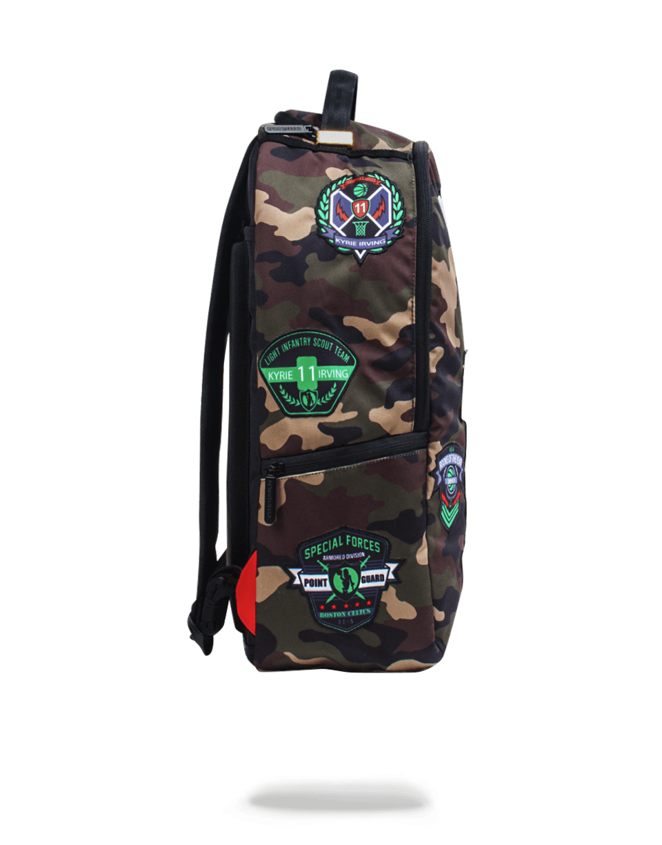SPRAYGROUND® BACKPACK NBALAB KYRIE IRVING CAMO PATCHES