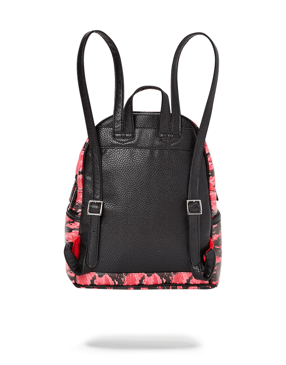 SPRAYGROUND® WOMENS BACKPACK PINK TIGER CAMO SHARKMOUTH SAVAGE BACKPACK