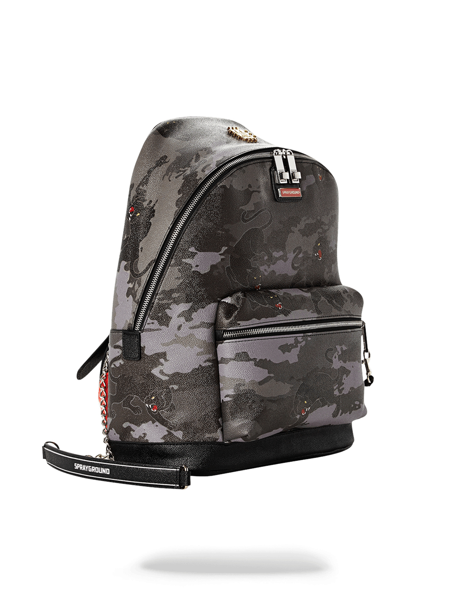 SPRAYGROUND® BACKPACK BLACK PANTHERA CAMO EMPEROR