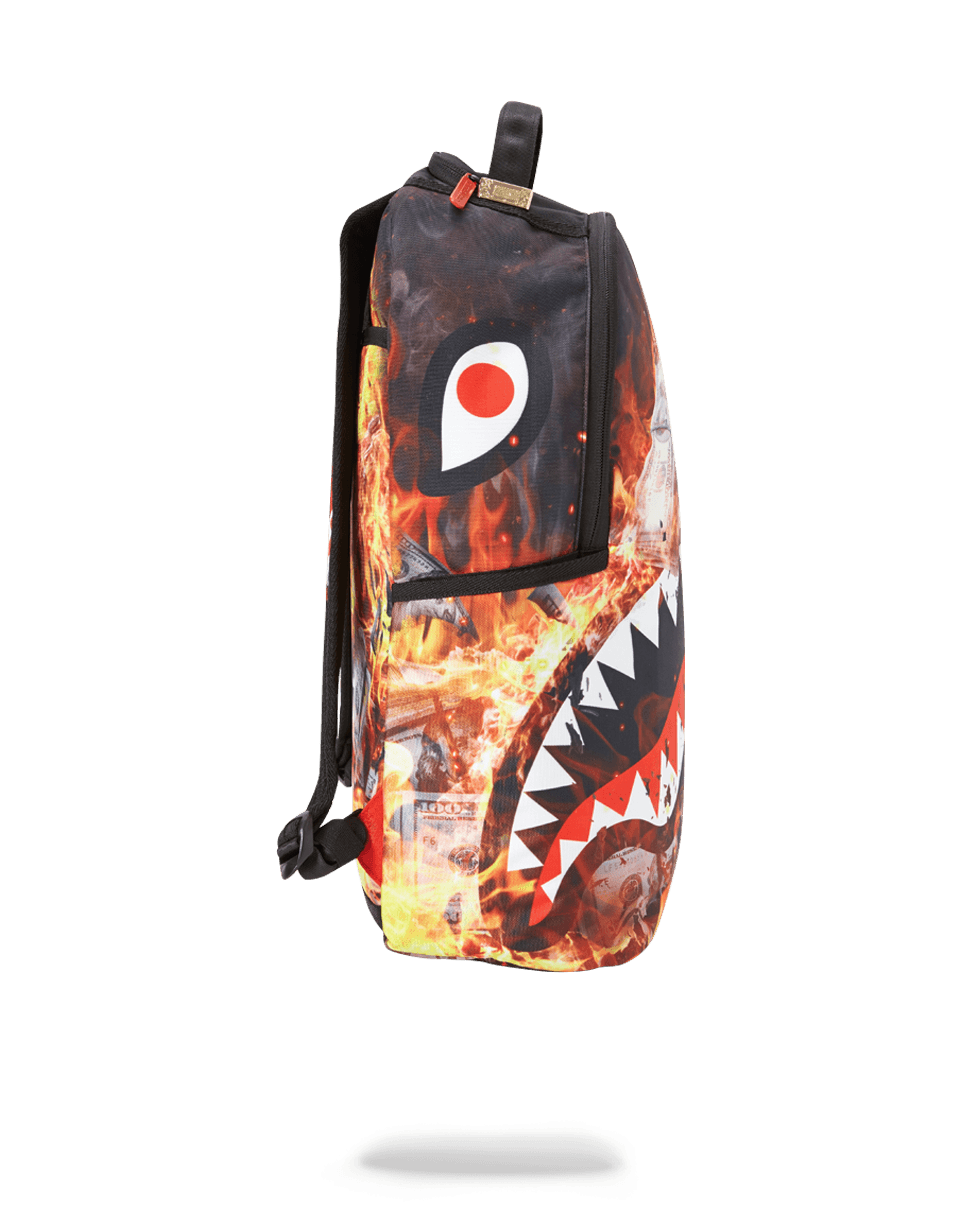 SPRAYGROUND® BACKPACK FIRE MONEY SHARK