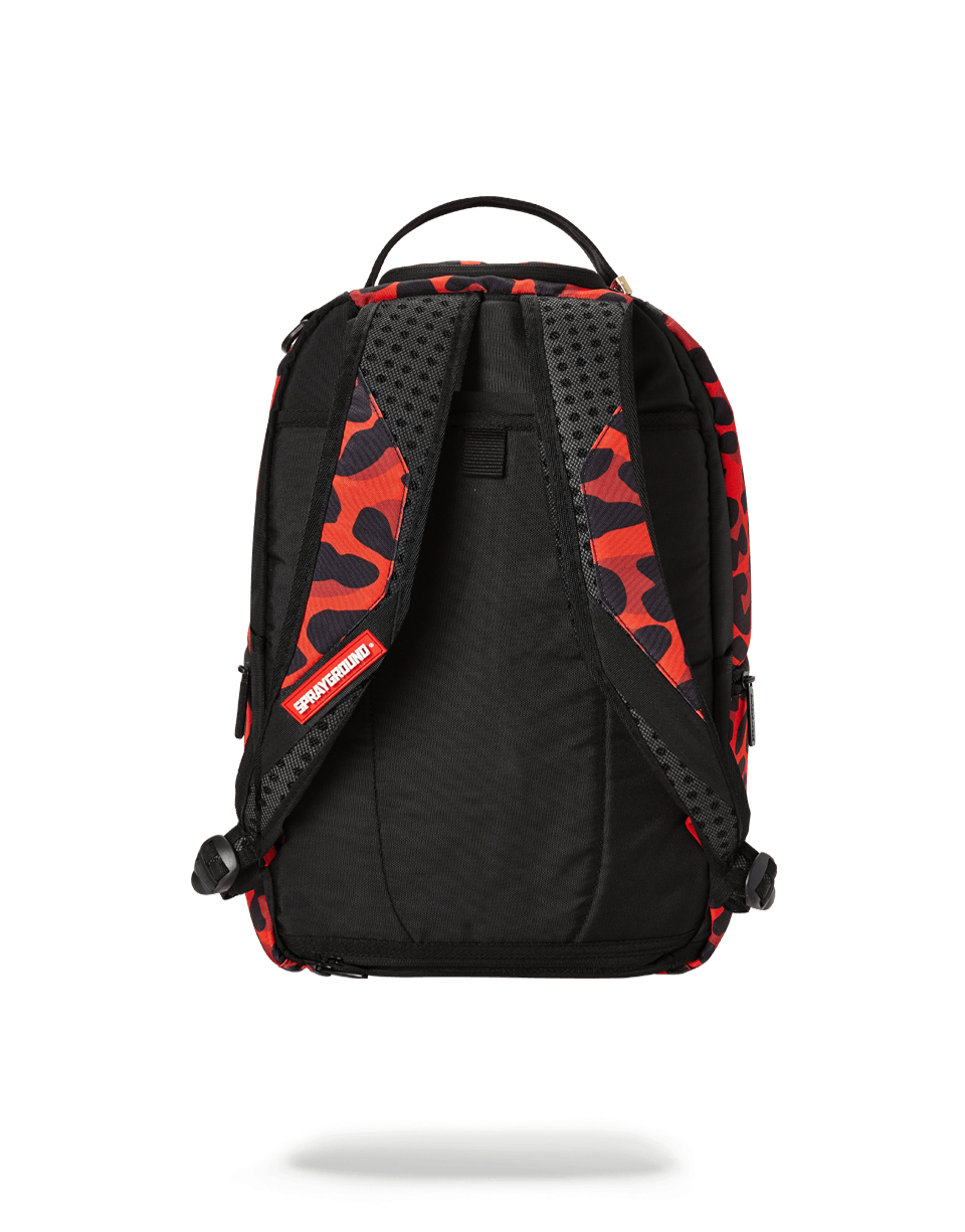 SPRAYGROUND® BACKPACK RED LEOPARD DOUBLE CARGO