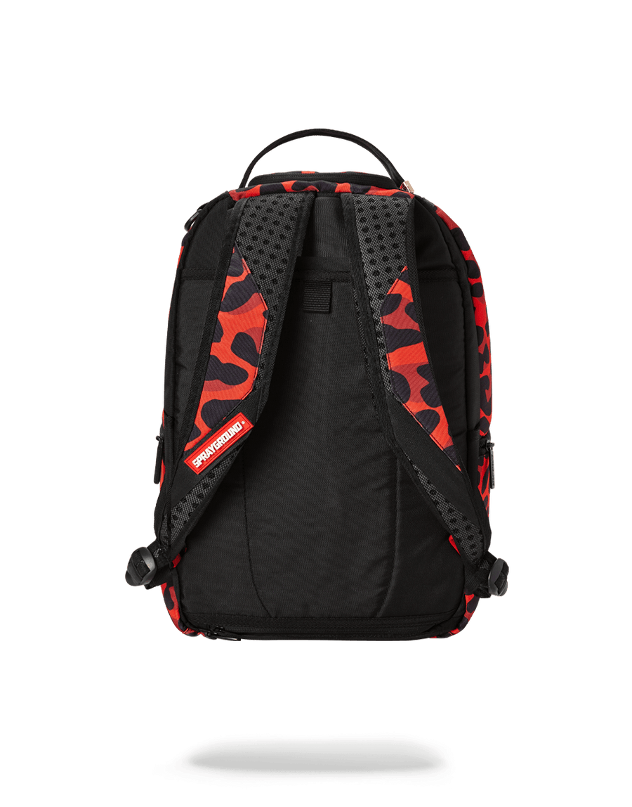 SPRAYGROUND® BACKPACK RED LEOPARD DOUBLE CARGO