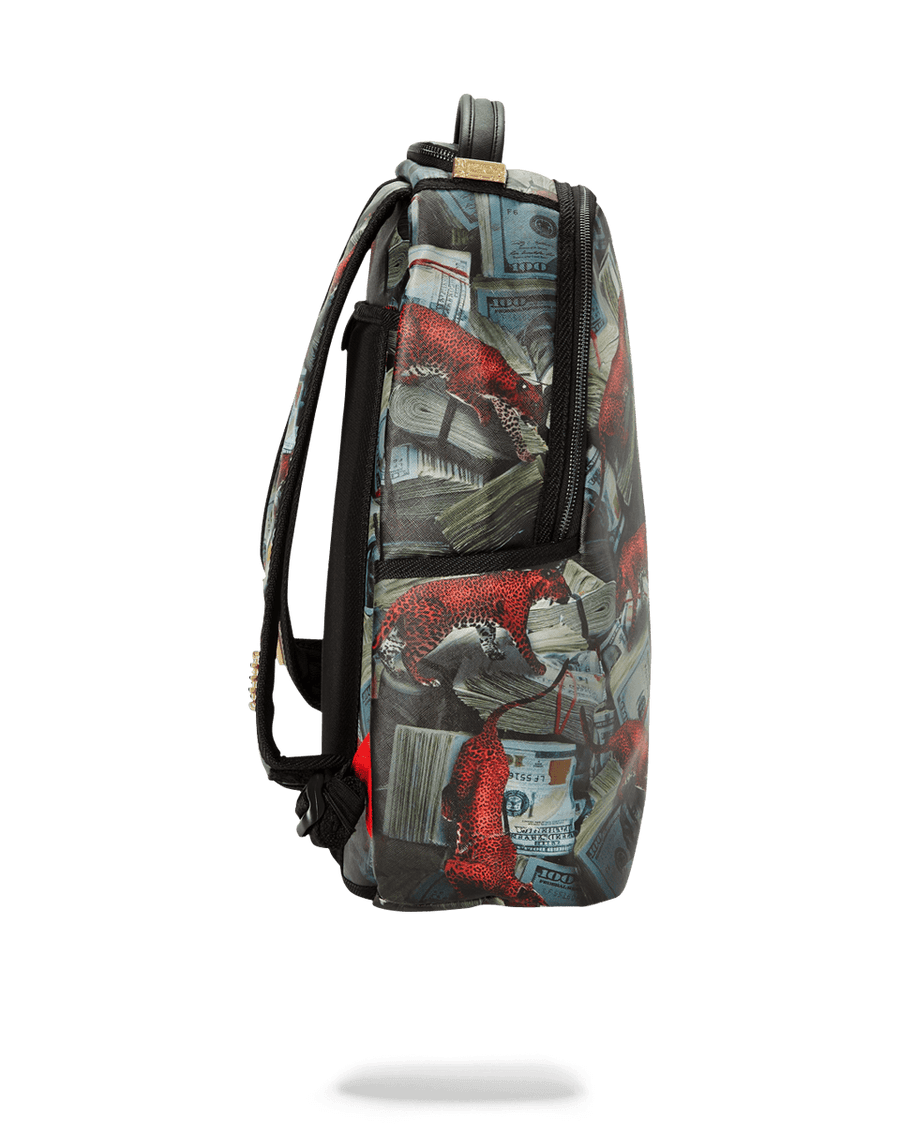 SPRAYGROUND® BACKPACK RED LEOPARD MONEY