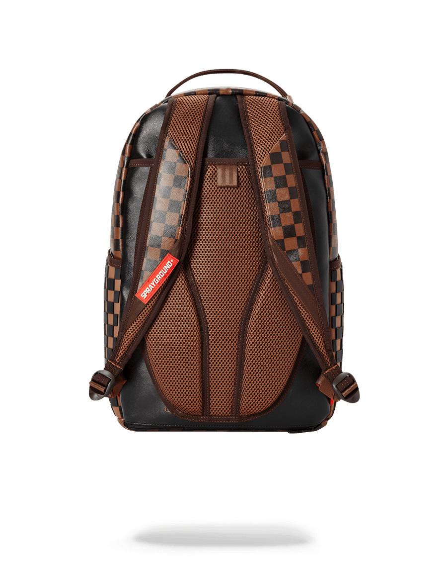 SPRAYGROUND® BACKPACK 3D MOLDED RUBBER CHECKERED LOGO