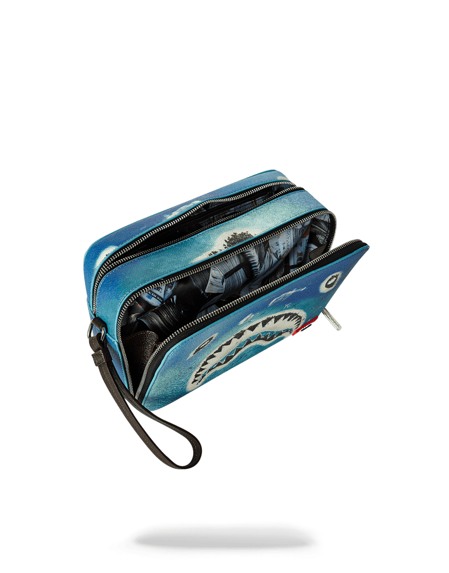 SPRAYGROUND® TOILETRY SHARK ISLAND TOILETRY AKA MONEY BAG