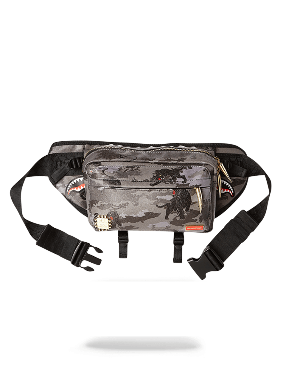 SPRAYGROUND® CROSS BODY BLACK PANTHERA CAMO CROSSBODY