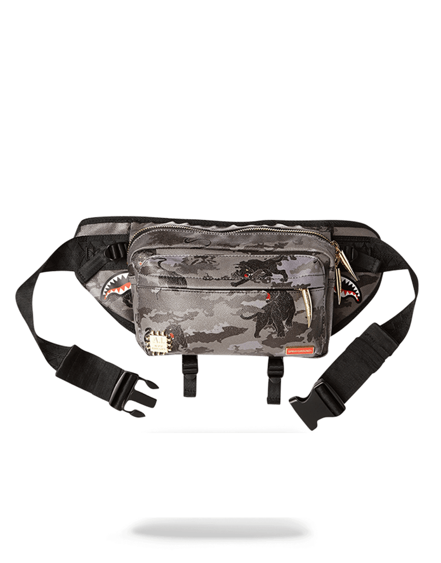 SPRAYGROUND® CROSS BODY BLACK PANTHERA CAMO CROSSBODY