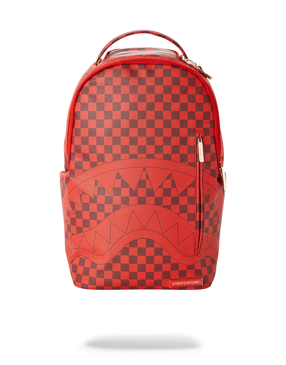 SPRAYGROUND® BACKPACK SHARKS IN PARIS (RED CHECKERED EDITION)